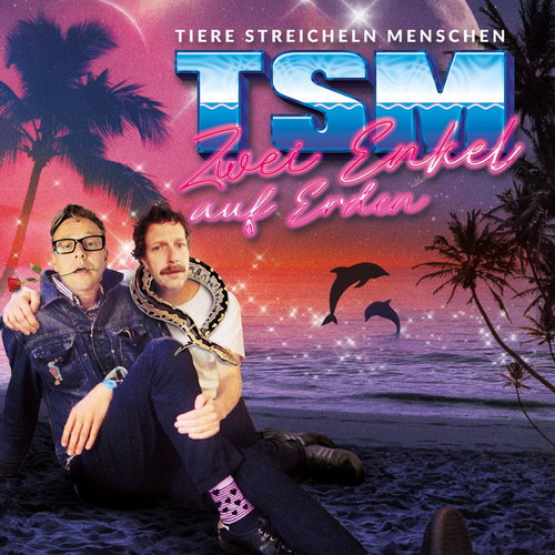 Tiere streicheln Menschen